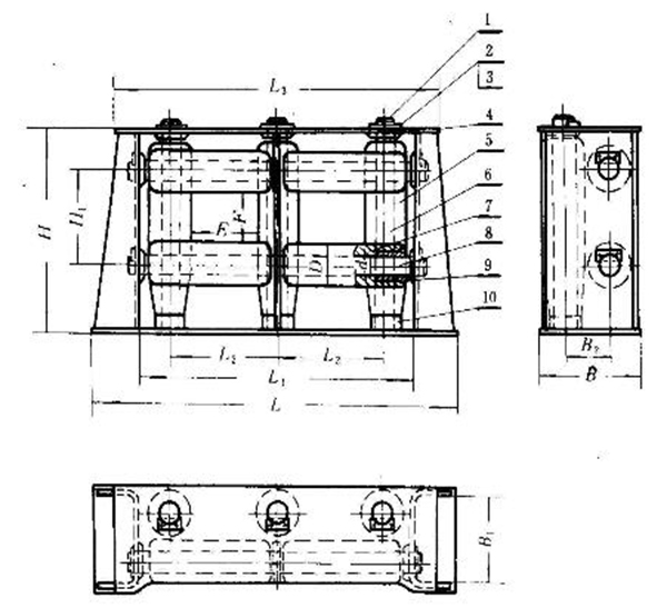 CB 3062-79 Seven Roller Fairlead Type D 3110626.jpg CB 3062-79 Seven Roller Fairlead Type D 3.jpg